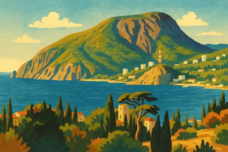 ю-Даг Медведь-гора магматический массив глубинные породы Крым