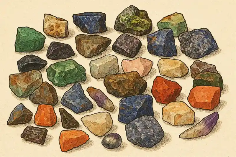 Коллекция минералов образцы горных пород Крыма