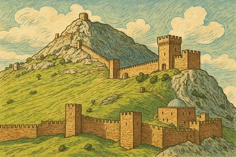 Генуэзская крепость Судак башни Консульский замок