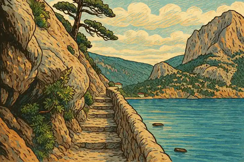 Тропа Голицына Новый Свет грот акустика виноделие