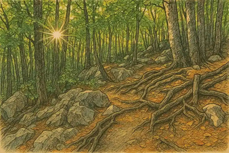 Горный лес Крыма фитонциды чистый воздух рекреация