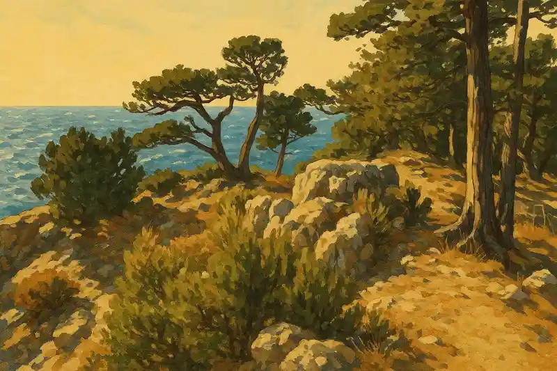 Мыс Мартьян заповедник Ялта реликтовый лес