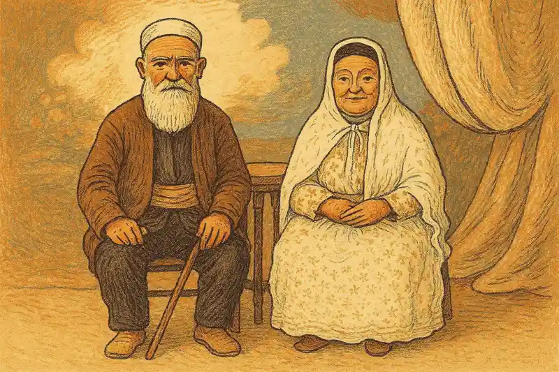 Крымские татары в национальной одежде 1920-е годы