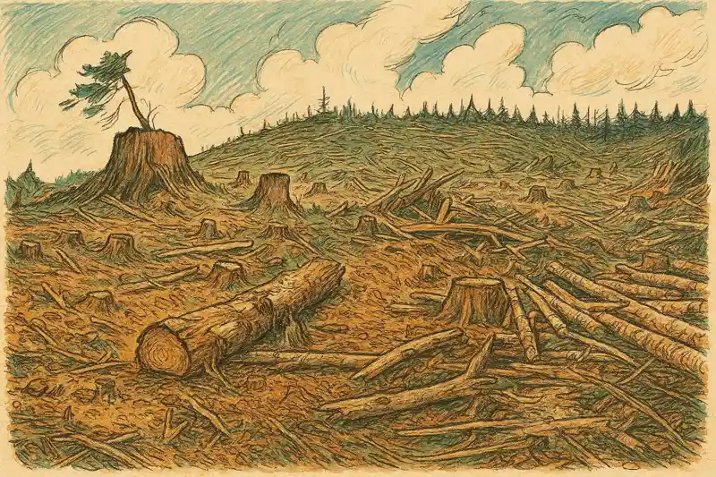 Вырубка лесов в Крыму экологическая проблема