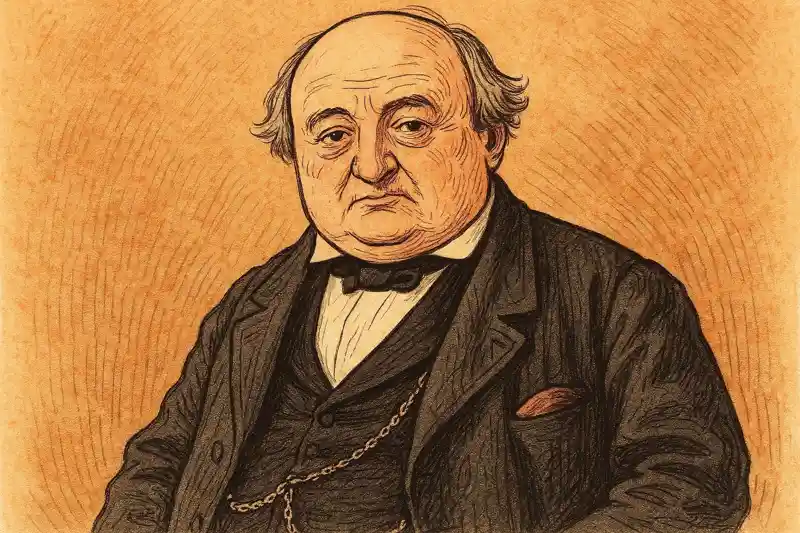 Портрет русского актера Михаила Семеновича Щепкина пациента врача Степана Руданского