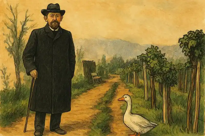 Антон Павлович Чехов в Ялте на Белой даче