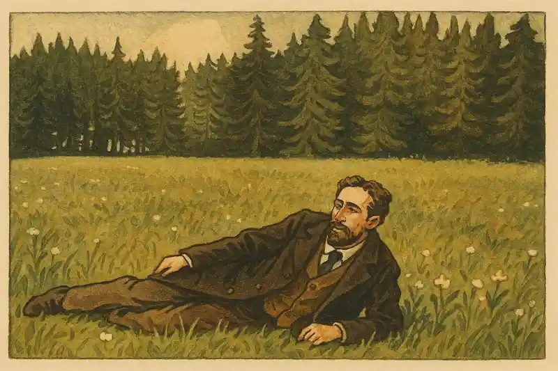 Портрет композитора Василия Сергеевича Калинникова